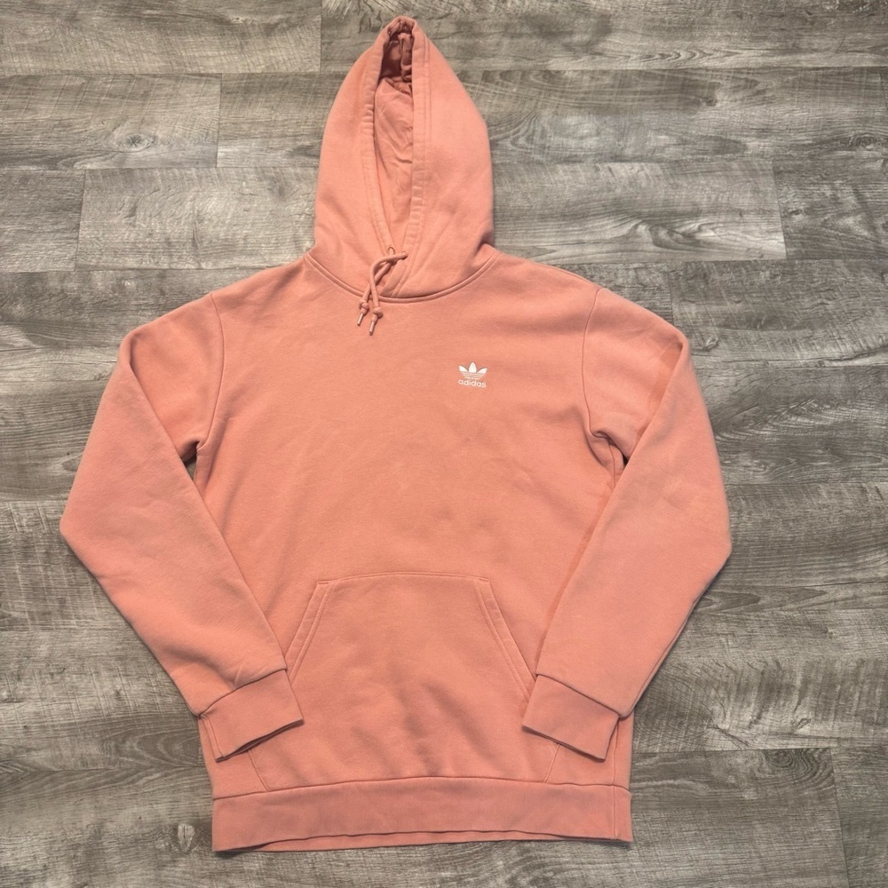 Adidas Women’s Essential Hoodie Sz. S Peach Pullover